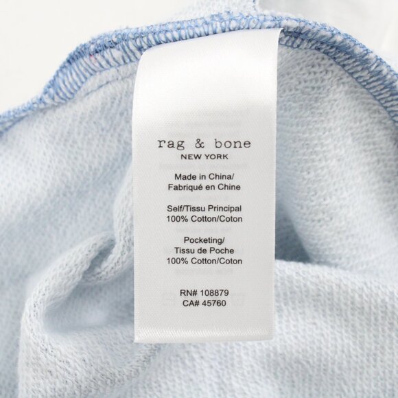 Rag & Bone Miramar Terry Wide Leg Jeans in Valentina - Picture 8 of 15